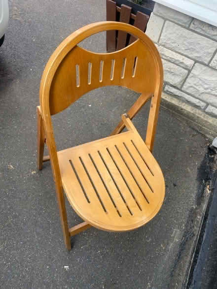 Photo of free Wooden folding chair (BH9) #1