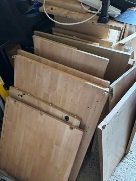 Photo of free Wall Cupboards, MDF panels, and drawer (Winkfield Row RG42) #4