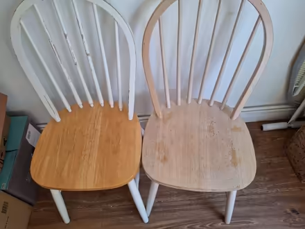 Photo of free 2 wooden chairs (TN4) #1