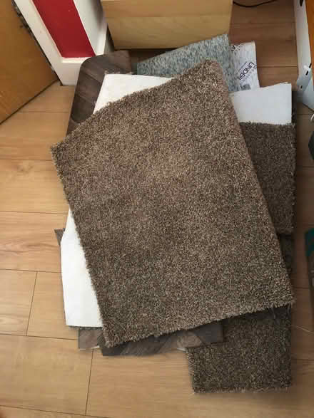 Photo of free Brand new small carpet, vinyl and underlay offcuts (Goldthorn Hill WV2) #1