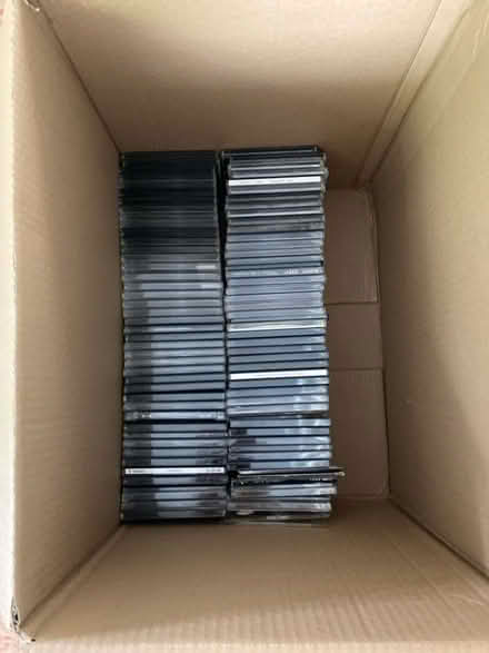Photo of free Box of CD jewel cases c 200 (Bromley Common BR2) #1