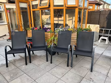 Photo of free Garden chairs (Crumlin Dublin 12) #2