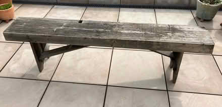Photo of free Wooden garden bench (Shandon EH11) #1
