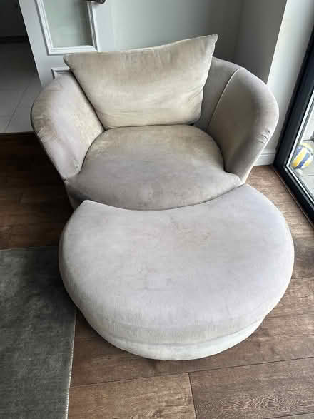 Photo of free Two seater rotating sofa arm chair (Poole) #1