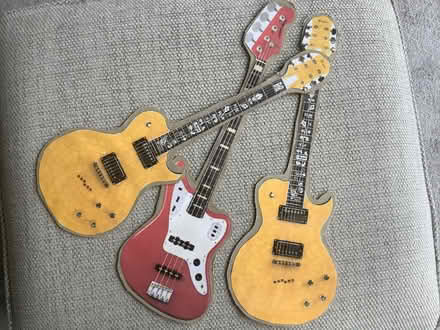 Photo of free Cardboard cut-out guitars (Childwall L16) #1