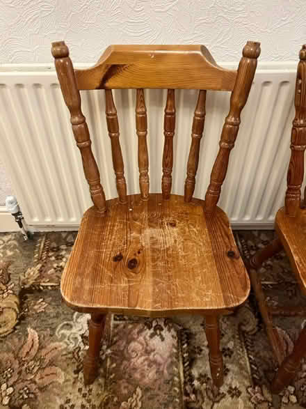 Photo of free Pine farmhouse chairs (West Wickham) #3