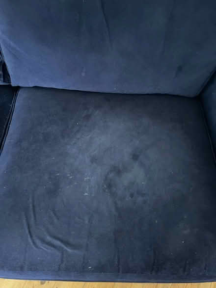 Photo of free Navy 2 seater sofa (West Bridgford NG2) #2