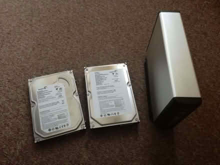Photo of free 3x IDE Hard Drives and USB Enclosure (Westhoughton BL5) #1