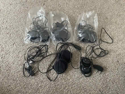 Photo of free 6x 2 pin earpieces (Longbarn WA2) #1