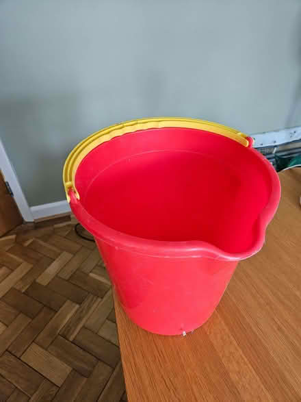 Photo of free Red plastic bucket (St Stephens AL3) #1