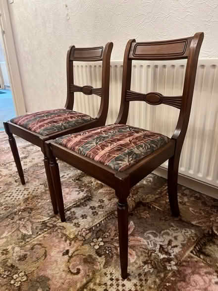 Photo of free 2 dining room chairs (West Wickham) #2
