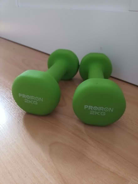 Photo of free 2 x 2KG Dumbells (Bromley North BR1) #1