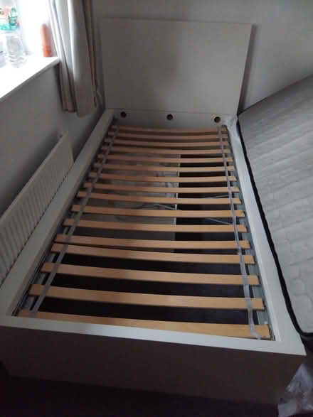 Photo of free Ikea white malm single white bed (ware SG12) #2