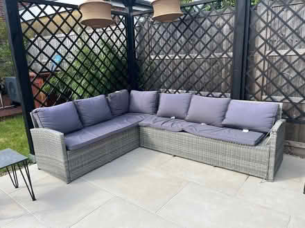 Photo of free Rattan corner sofa (Ham KT2) #1
