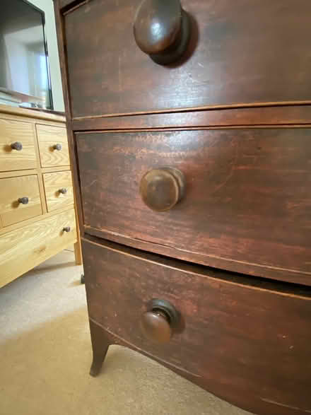 Photo of free Edwardian chest of drawers (Moorlinch TA7) #2