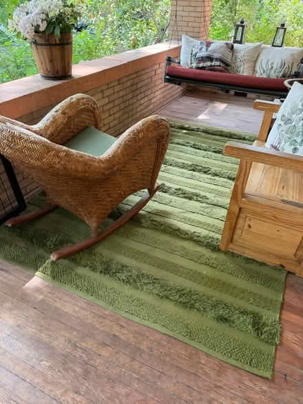 Photo of free PB Rocker, Storage Bench,Rug (Congress Park) #4