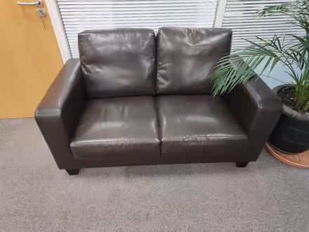 Photo of free Brown sofa 2 seat (EX5) #1