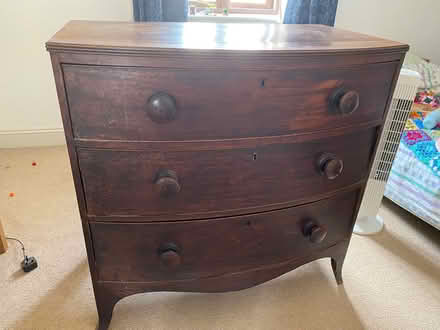 Photo of free Edwardian chest of drawers (Moorlinch TA7) #1