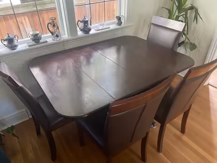 Photo of free Mahogany table (Madison Beach, Seattle) #1