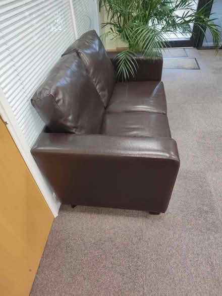 Photo of free Brown sofa 2 seat (EX5) #2