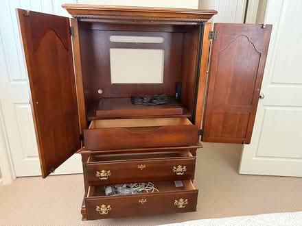 Photo of free Lexington Cherry Armoire (South Carlsbad/La Costa Oaks) #1