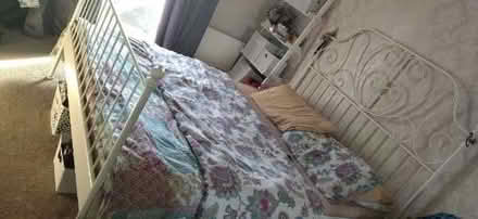 Photo of free Kingsize Bed Frame, must go today (Maryland E15) #1