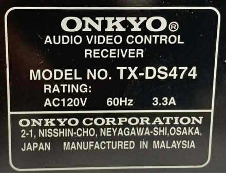Photo of free Onkyo Receiver (Maynard) #3