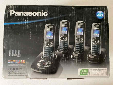Photo of free Panasonic Quad Pack Digital Phones with answering machine (Arnside LA5) #1