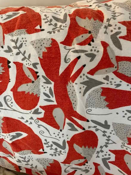Photo of free Brushed cotton king size duvet set. Playful foxes (Audlem CW3) #2