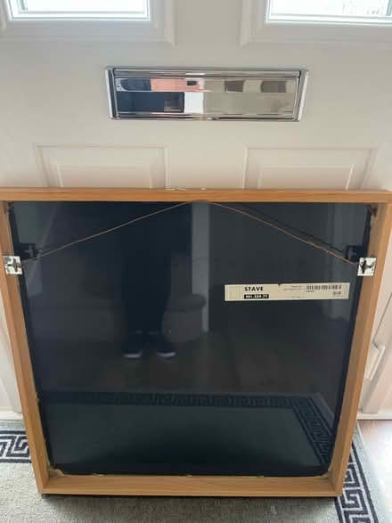Photo of free Pine framed mirror (Clevedon BS21 near Aldi.) #2