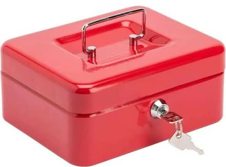 Photo of Lockable Metal Cash Box (Sheddingdean RH15) #1