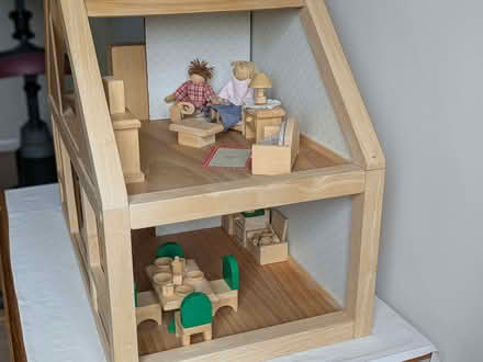 Photo of free Wooden dolls house and furniture (Linslade LU7) #2