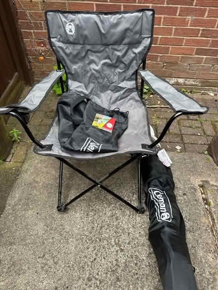 Photo of free 2 used camping chairs with carry bags (Astley Village PR7) #1