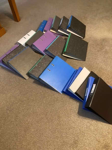 Photo of free Lever arch files and A4 ring binders (Stanton CH63) #1
