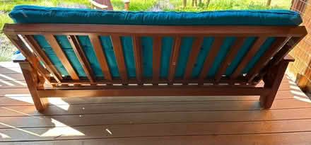Photo of free sturdy wood futon (Deer Creek Canyon) #2
