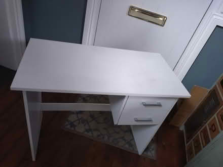 Photo of free Small white desk (GU2 Stoughton) #1