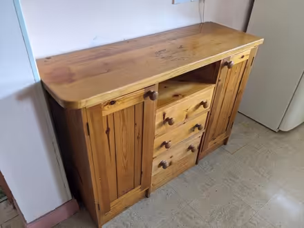 Photo of free Pine cupboard with drawers (BA2) #2