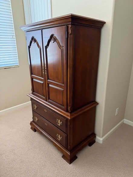 Photo of free Lexington Cherry Armoire (South Carlsbad/La Costa Oaks) #4