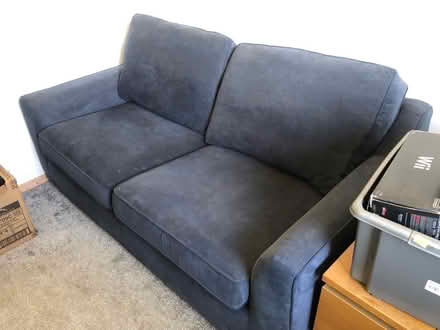 Photo of free Blue sofa ๐๏ธ (Milton Keynes MK7) #1