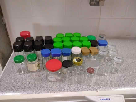 Photo of free Glass jars with plastic tops for storage of dry ingredients (Nailsea BS21) #1