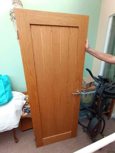Photo of free Pine door with handle and latch (Whitchurch SY13) #1