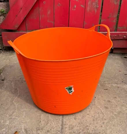 Photo of free Orange rubble bucket (Levenshulme, M19) #1
