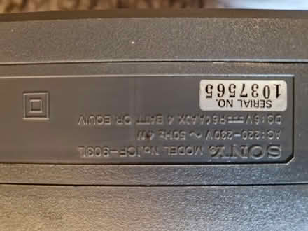 Photo of free Sony portable FM / MW/ LW radio (Arborfield Garrison RG2) #3