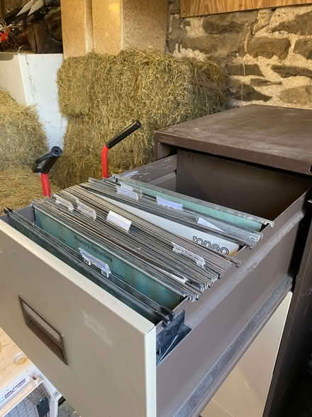 Photo of free Filing cabinet - metal, four drawer (Sedbergh LA10) #1