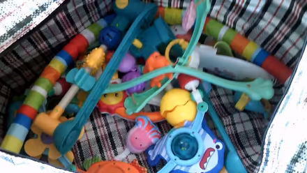Photo of free high chair, baby walker, seat caddy, kneck wrap, bag of toys (Southmead BS7) #2