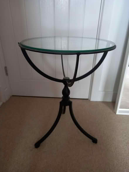 Photo of free Glass Topped Metal Table (Bath - Lansdown) #1