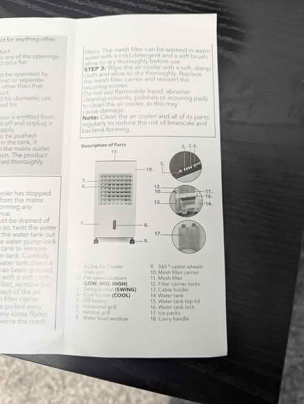 Photo of free Beldray Air Cooler (Po7 7ae) #3