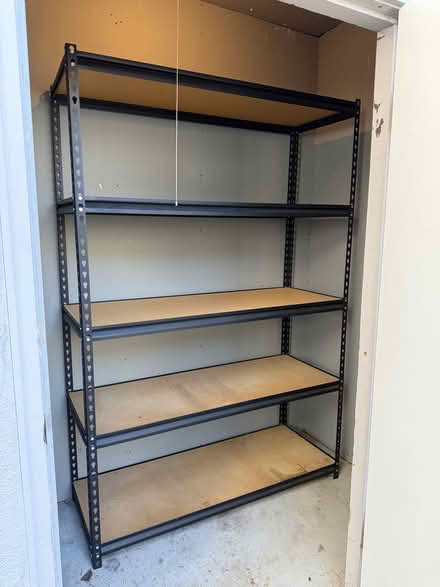 Photo of free Black Adjustable Steel Storage Rack (West End) #1