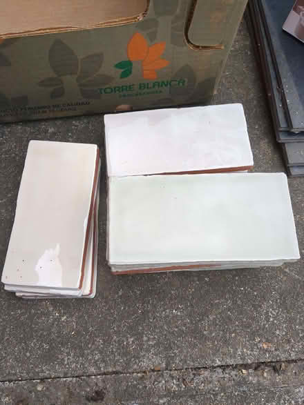 Photo of free 19 small tiles -3 colours (Harpenden AL5) #1