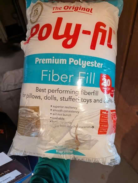 Photo of free One bag polyester fiber fill (Hyattsville) #1